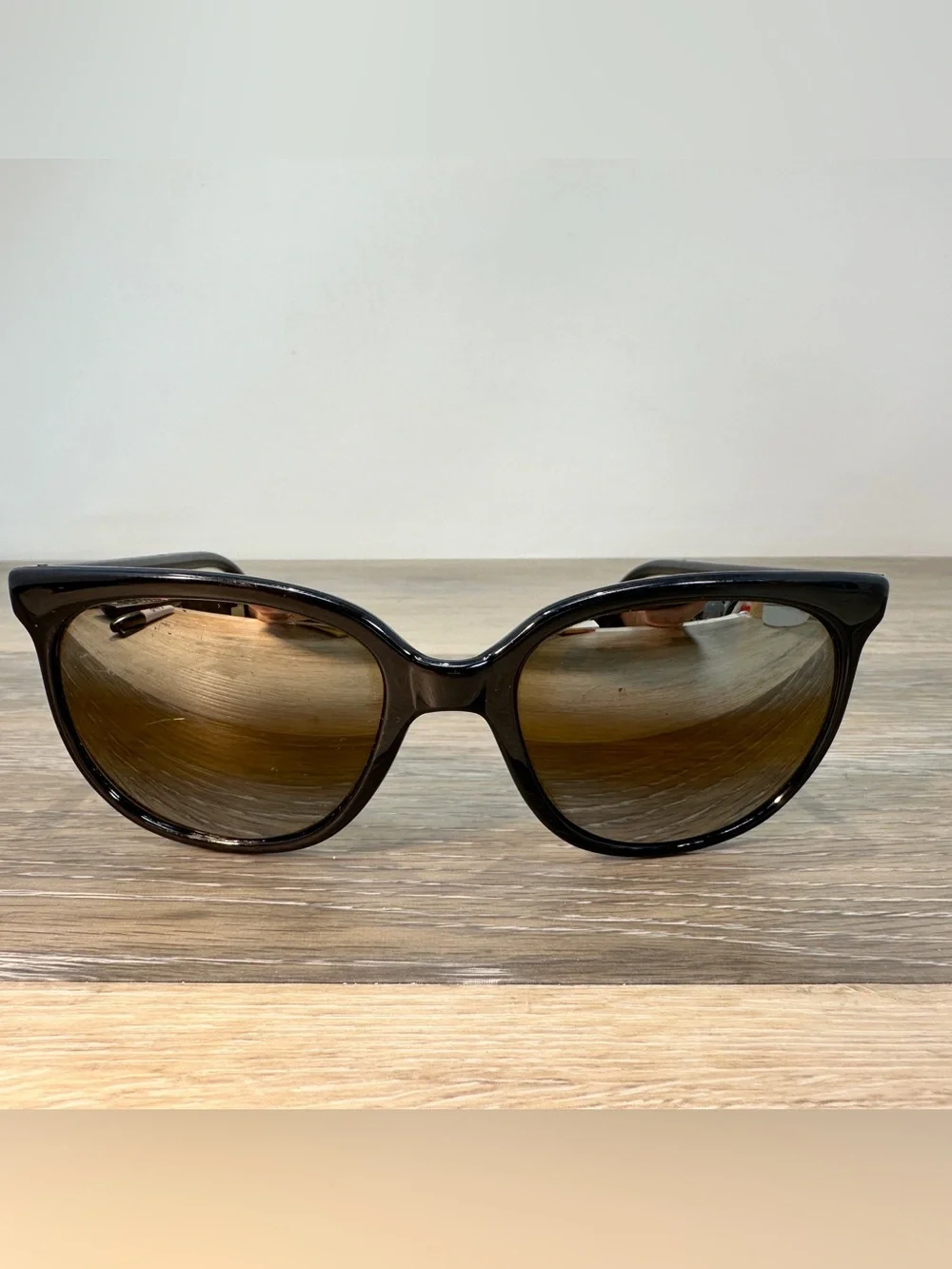 Vintage Vuarnet Pouilloux 002 Sunglasses Amber Lens Black Frames France 1980's